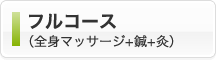 フルコース（全身マッサージ+鍼+灸）